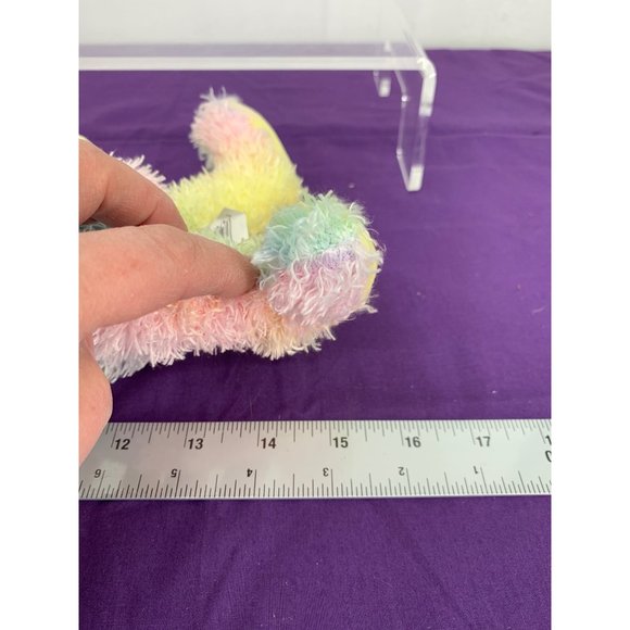 Dan Dee Collectables Choice Tie Die Bunny Pastels Pink Nose and Bow Yellow Posea - Picture 10 of 11